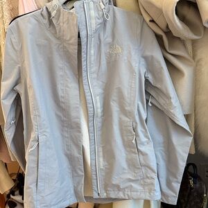 The North Face light blue Gray Windbreaker